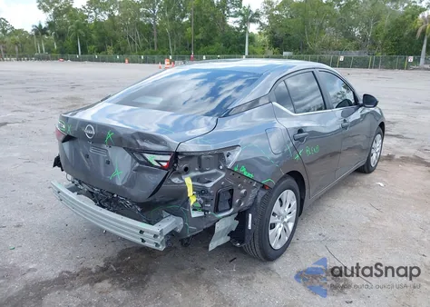 2025 Nissan Sentra S из США, поврежденный, VIN 3N1AB8BV4SY234997